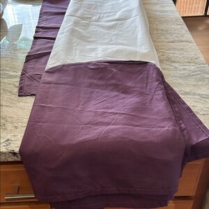 Purple full size Bedskirt